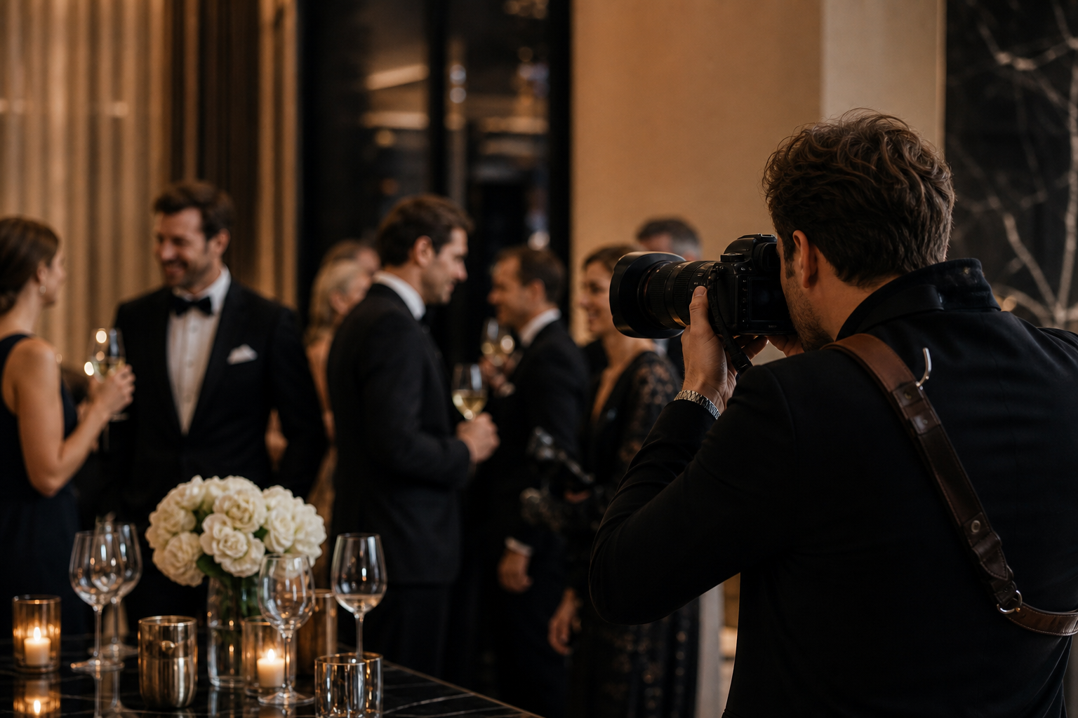 Premium event photography scene